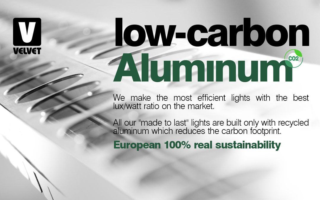 VELVET low-carbon aluminum lighting fixtures