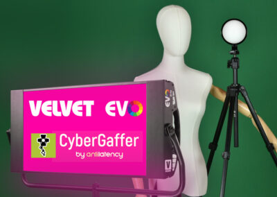 VELVET Evo joins the CyberGaffer virtual-to-real lighting ecosystem